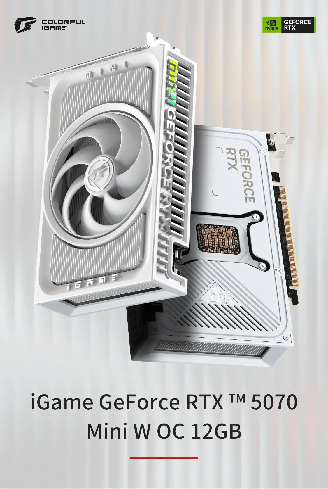 La RTX 5070 Mini blanca de Colorful llega para PCs compactos: misma potencia, nuevo diseño
