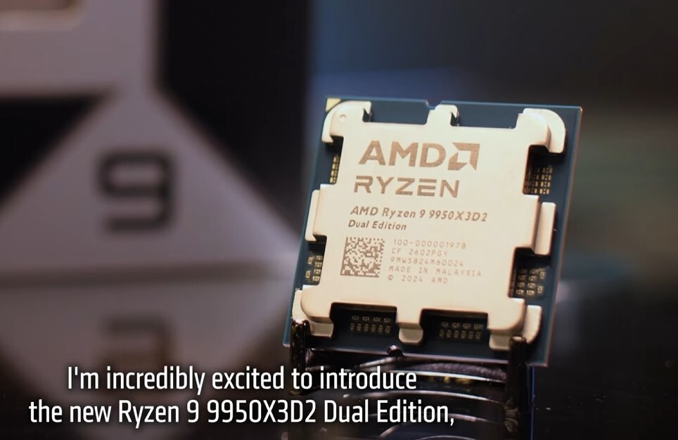 AMD Ryzen 9 9950X3D2: Doble caché 3D para arrasar en juegos