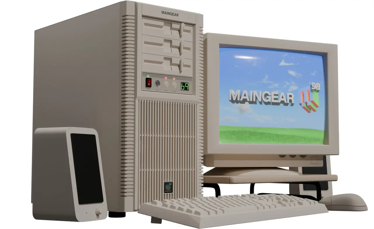 MAINGEAR Lanza PC Retro de Altas Prestaciones