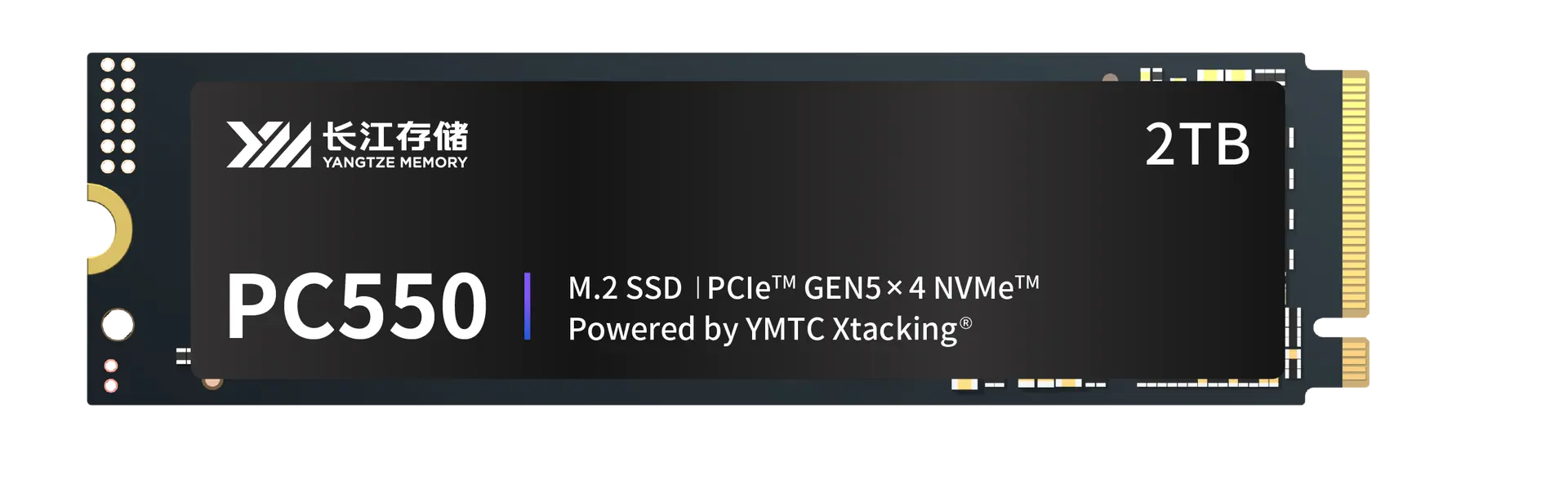 YMTC estrena SSD PCIe 5.0 PC550: ¡10.500 MB/s sin quemar tu PC!