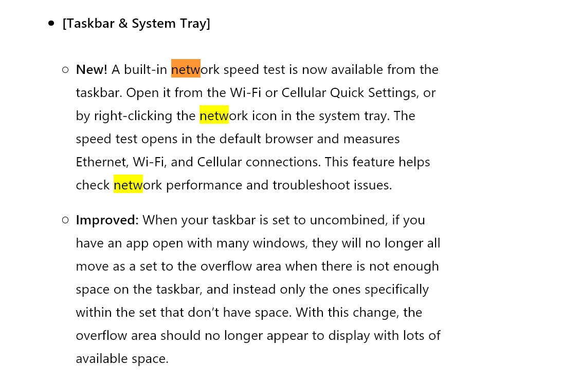 Windows 11 estrena test de velocidad en la barra de tareas ¡con un clic!