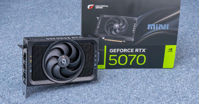 RTX 5070 Mini OC de Colorful: Potencia bestial en solo 18 cm