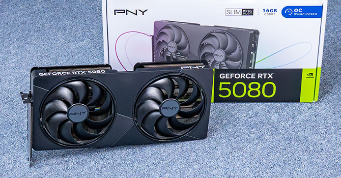 RTX 5080 en 2 slots: la PNY Slim OC que cabe en cualquier caja