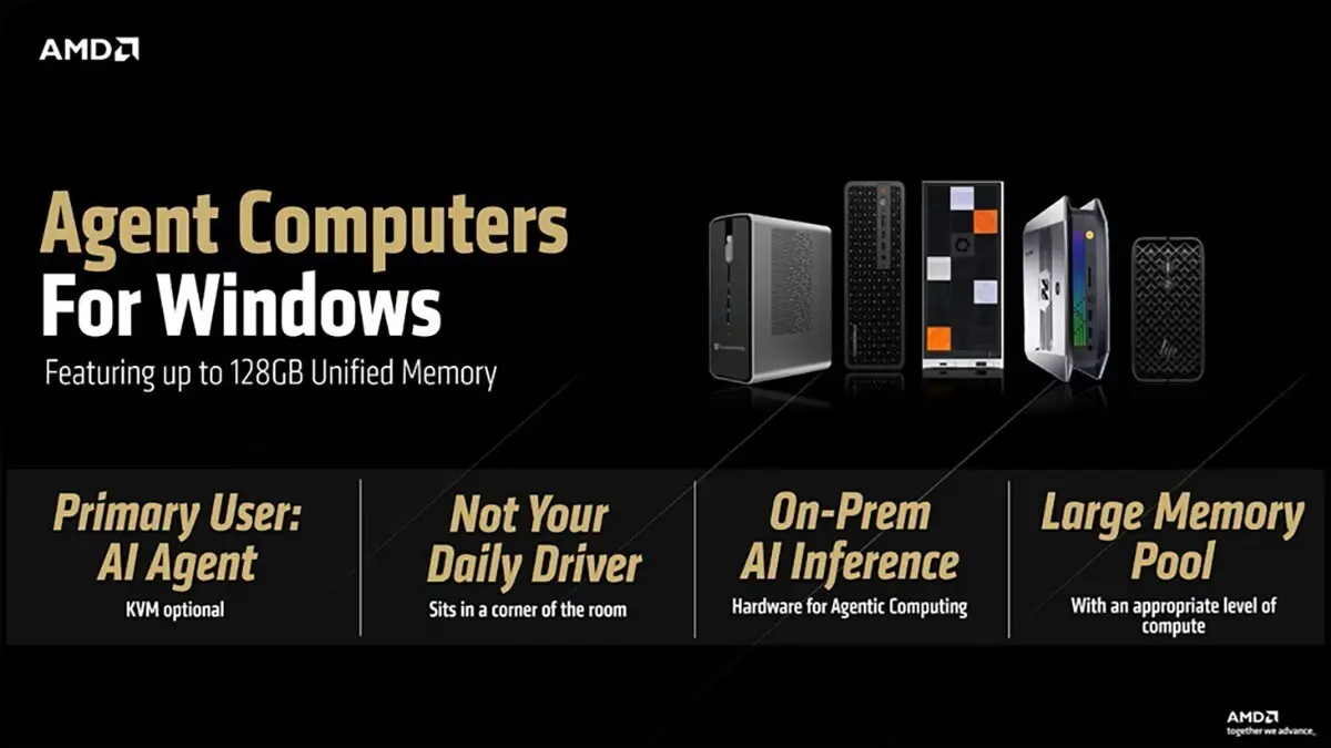 AMD lanza PCs agente IA: ¡adiós nubes, hola potencia local!