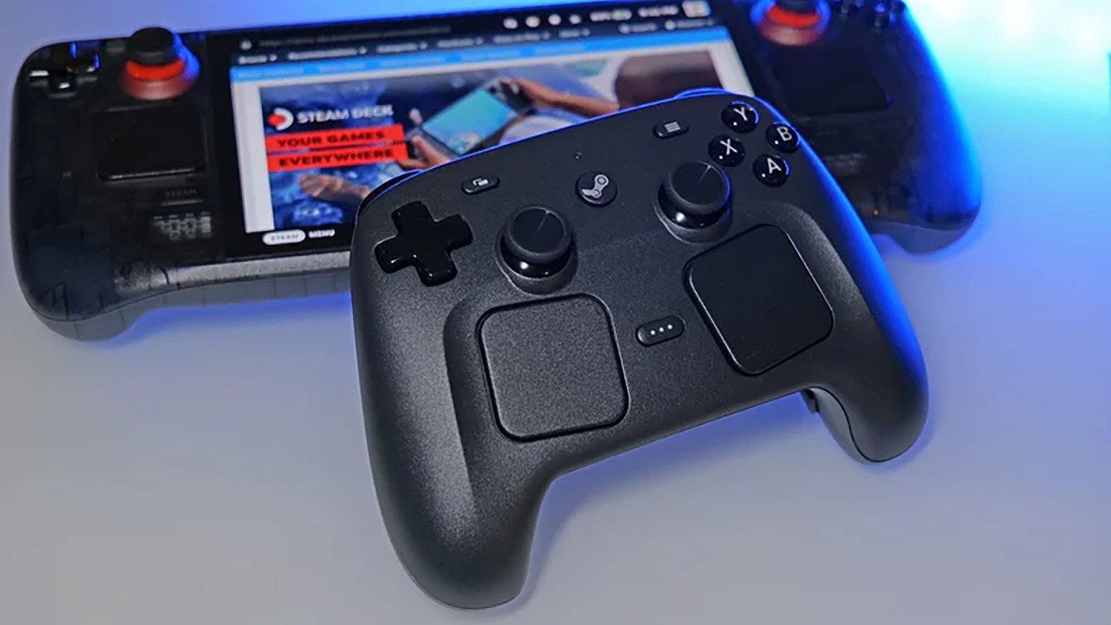 ¡El Steam Controller grita al caerse! Easter egg brutal
