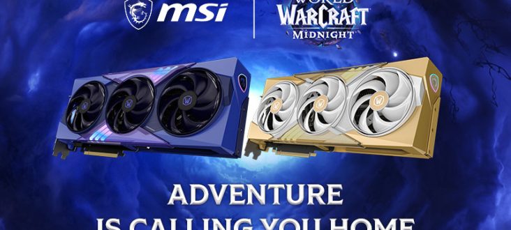 RTX 5070 edición WoW Midnight: MSI y Blizzard se alían en luz y vacío